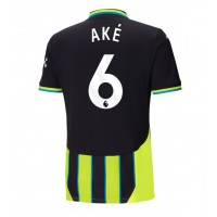 Maglia Calcio Manchester City Nathan Ake #6 Seconda Divisa 2024-25 Manica Corta